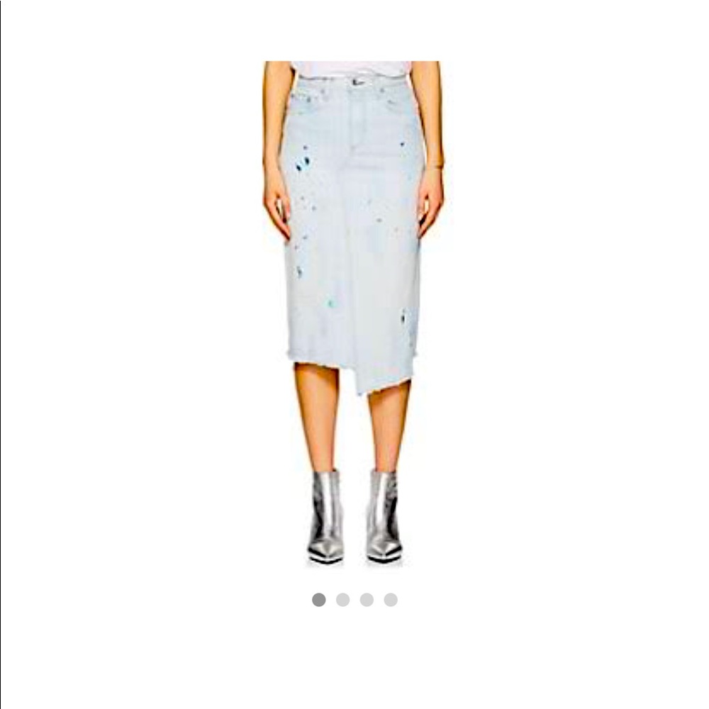 NWT💥Rag & Bone Sukato Denim Skirt Sz. 25